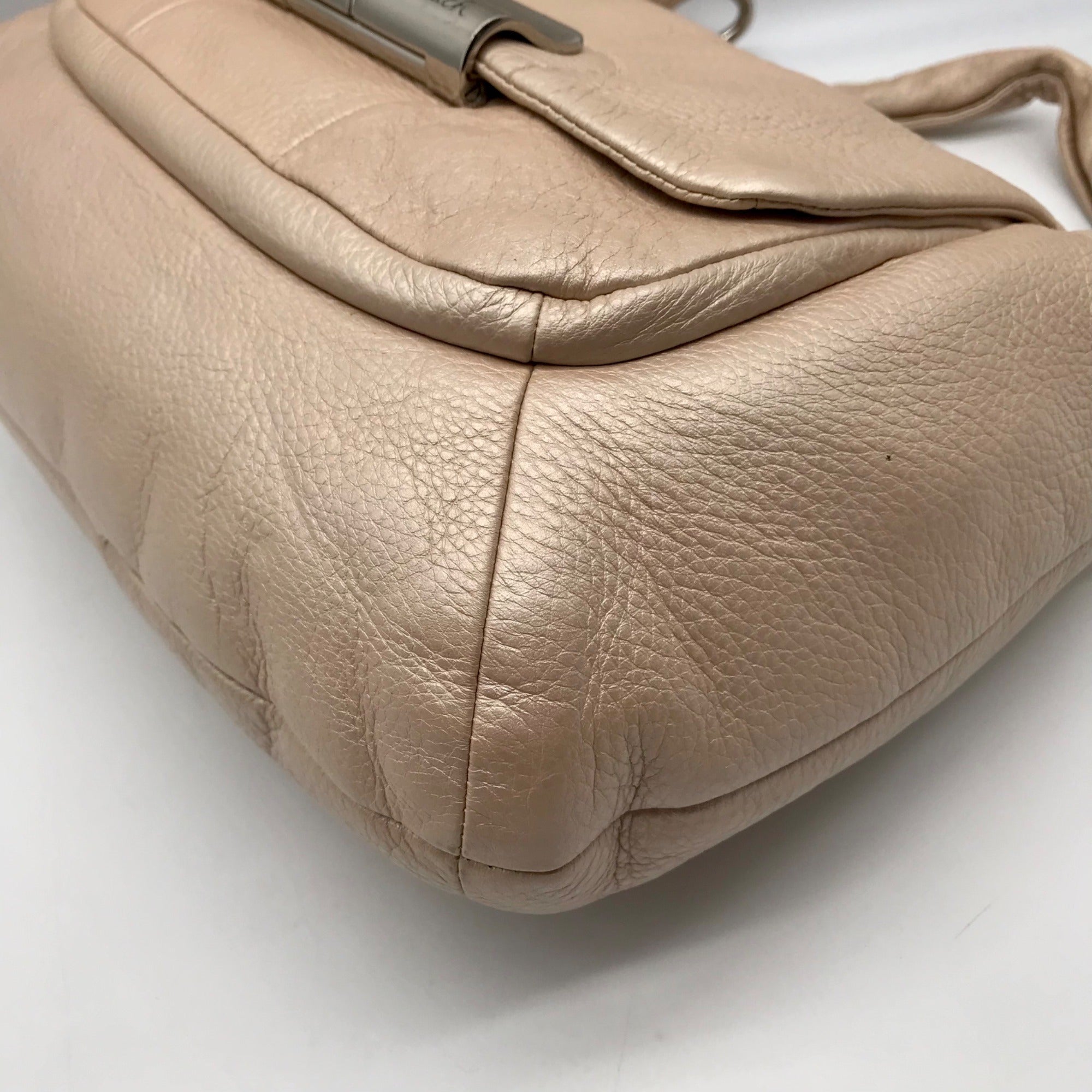 Coach Pearl Pebbled Leather Kristen Vintage Shoulder Bag 16808