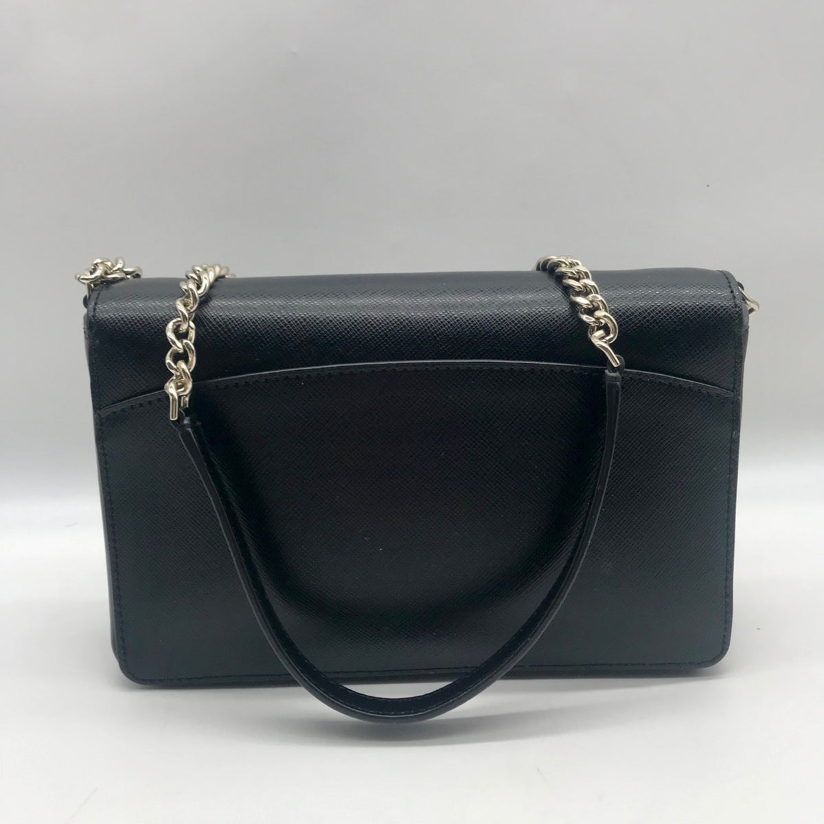 Kate Spade Black Flap-Style Crossbody Wallet