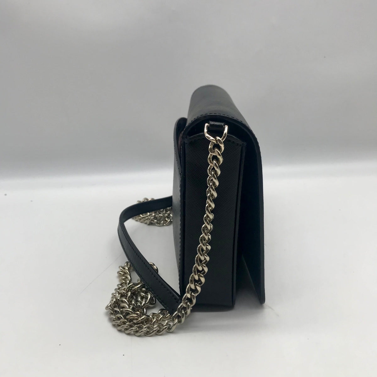 Kate Spade Black Flap-Style Crossbody Wallet