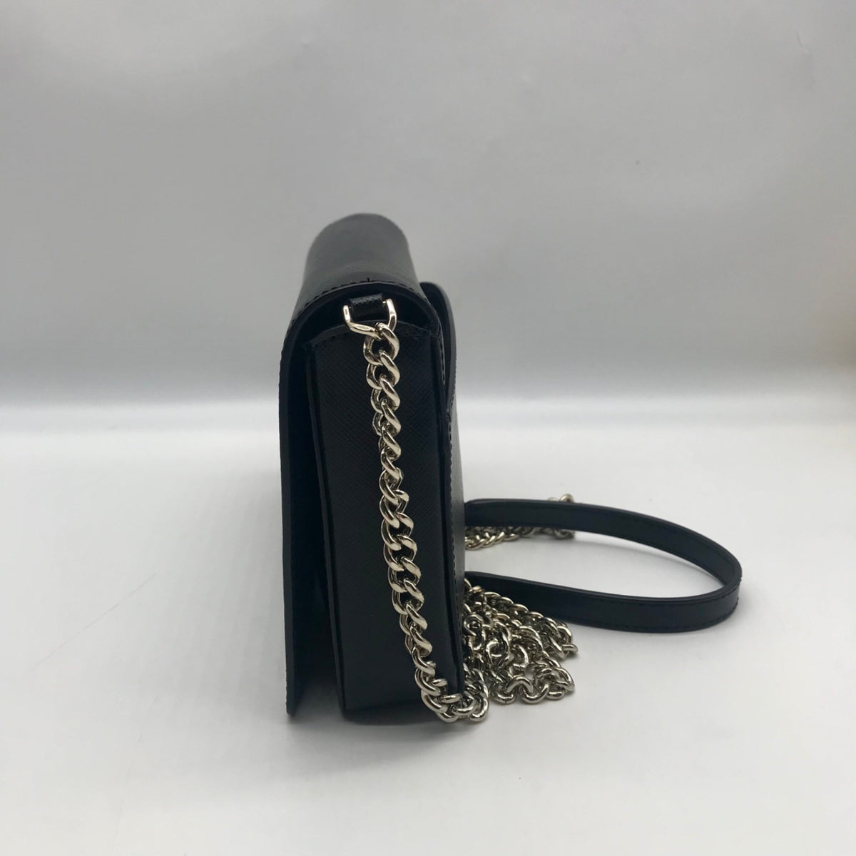 Kate Spade Black Flap-Style Crossbody Wallet
