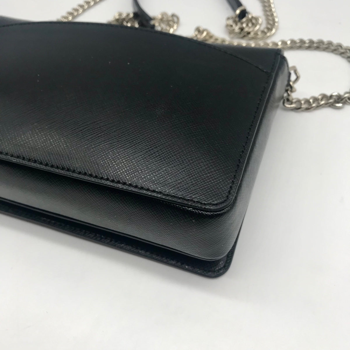 Kate Spade Black Flap-Style Crossbody Wallet