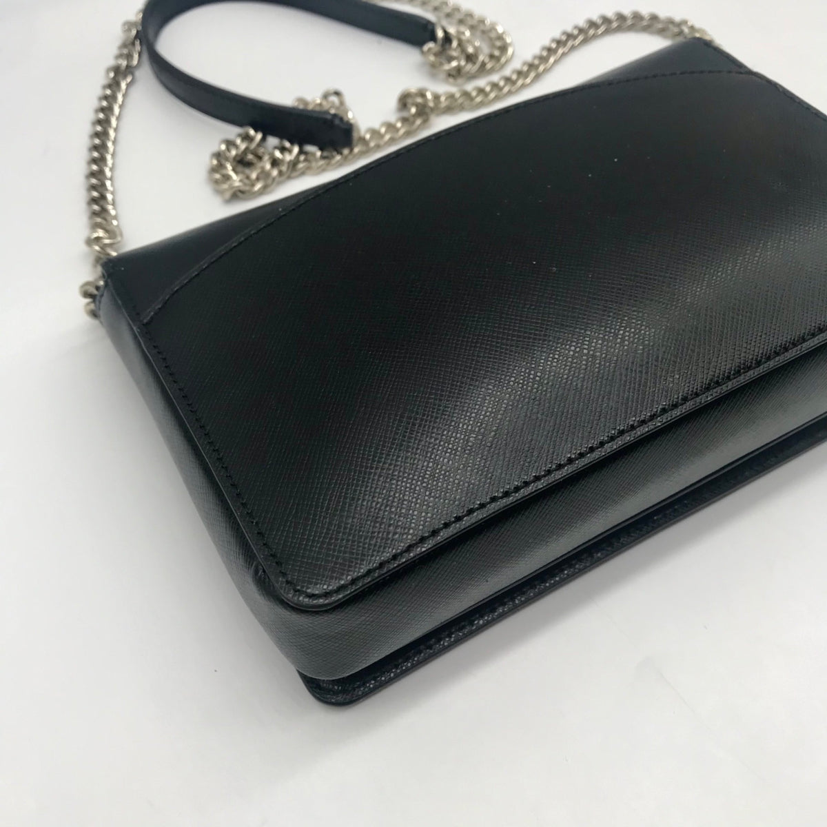 Kate Spade Black Flap-Style Crossbody Wallet