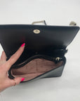 Kate Spade Black Flap-Style Crossbody Wallet