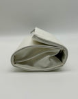 I.N.C. International Concepts White Faux Leather Averry Tunnel Small Crossbody