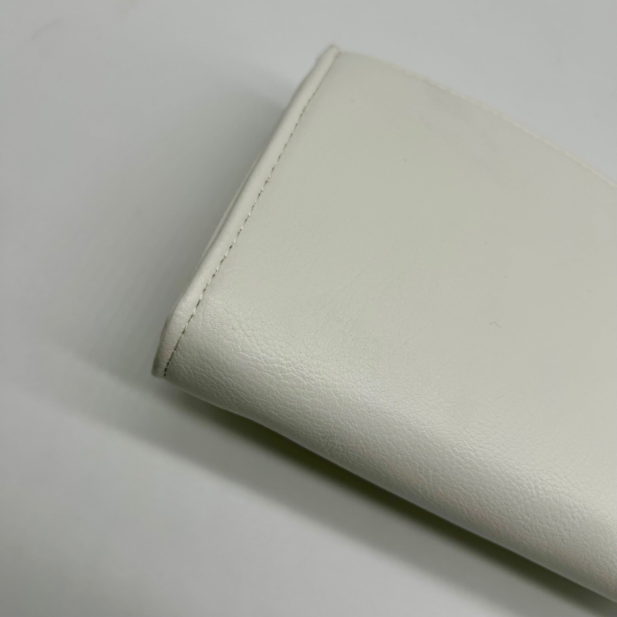 I.N.C. International Concepts White Faux Leather Averry Tunnel Small Crossbody