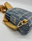 MMs Brands Handmade Blue Denim Fabric Backpack