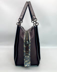 Coach Dreamer 36 Satchel Bag In Colorblock With Snakeskin Detail 76459