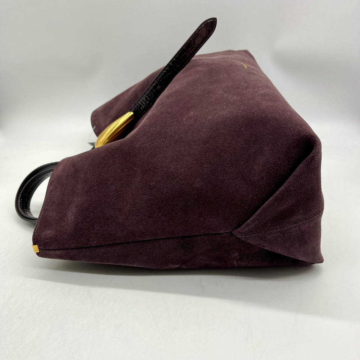 Donna Karan Georgette Suede Tote Bag