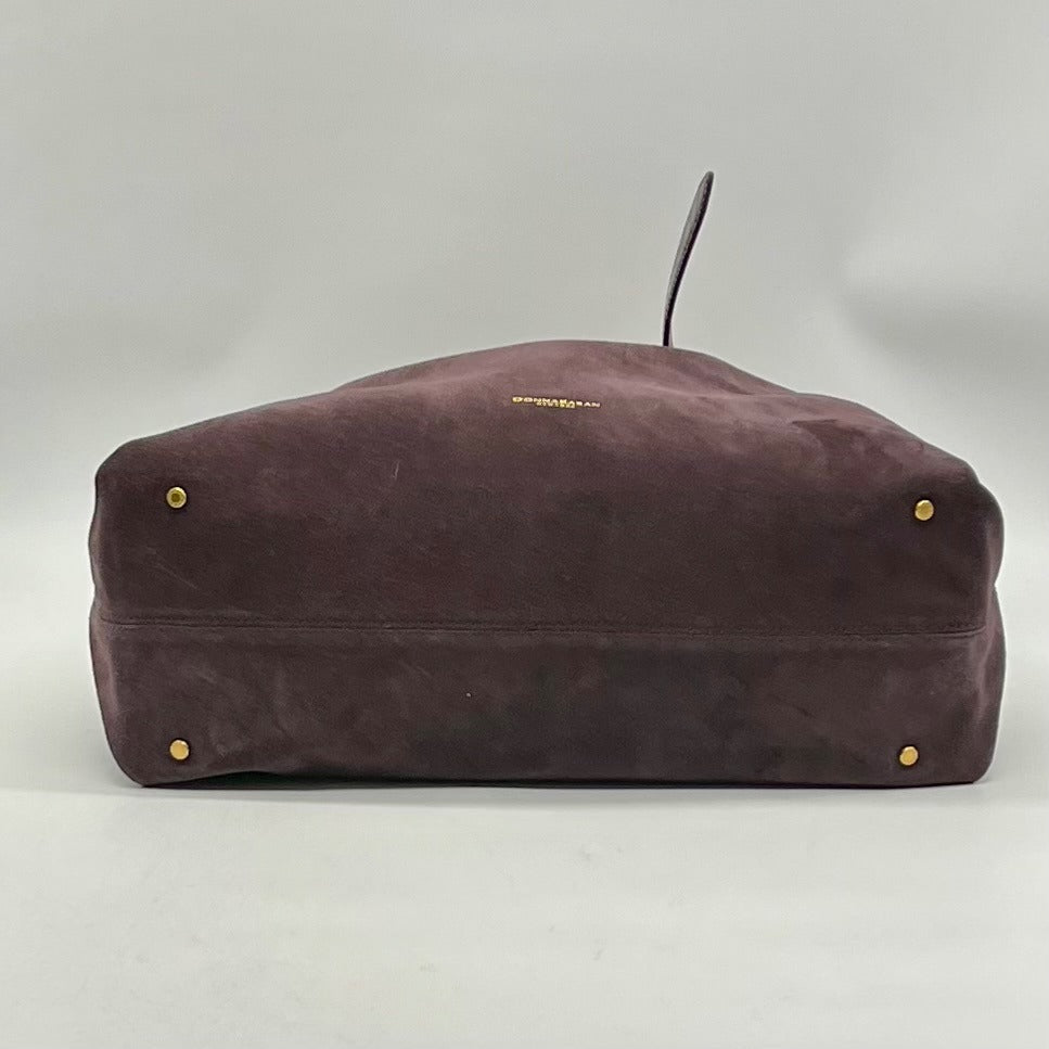 Donna Karan Georgette Suede Tote Bag