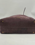 Donna Karan Georgette Suede Tote Bag