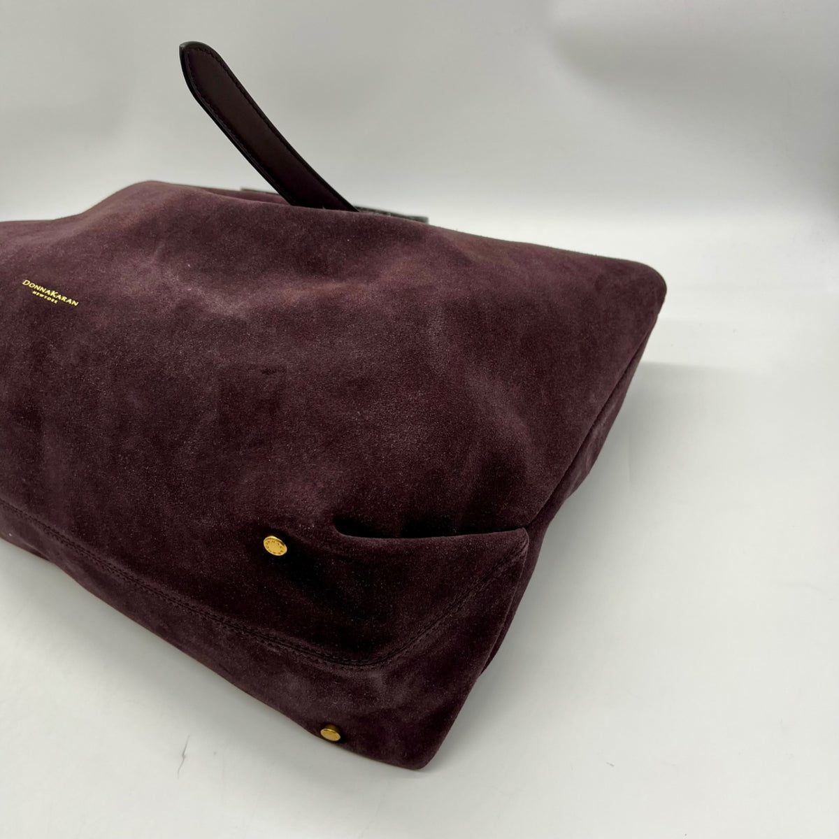 Donna Karan Georgette Suede Tote Bag