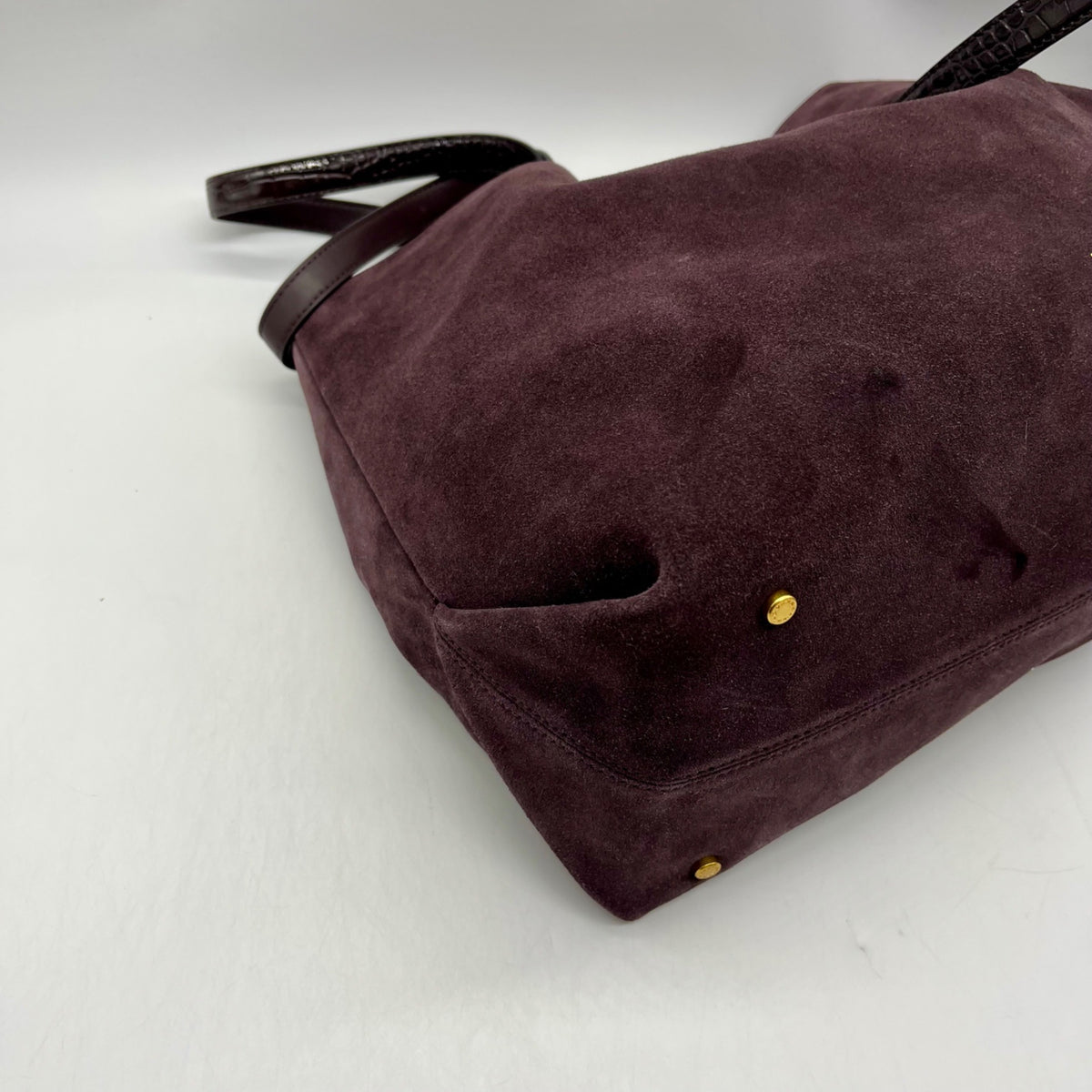 Donna Karan Georgette Suede Tote Bag