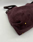 Donna Karan Georgette Suede Tote Bag
