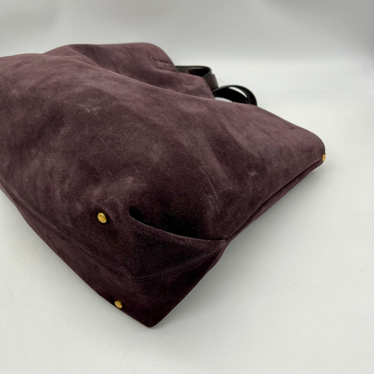 Donna Karan Georgette Suede Tote Bag