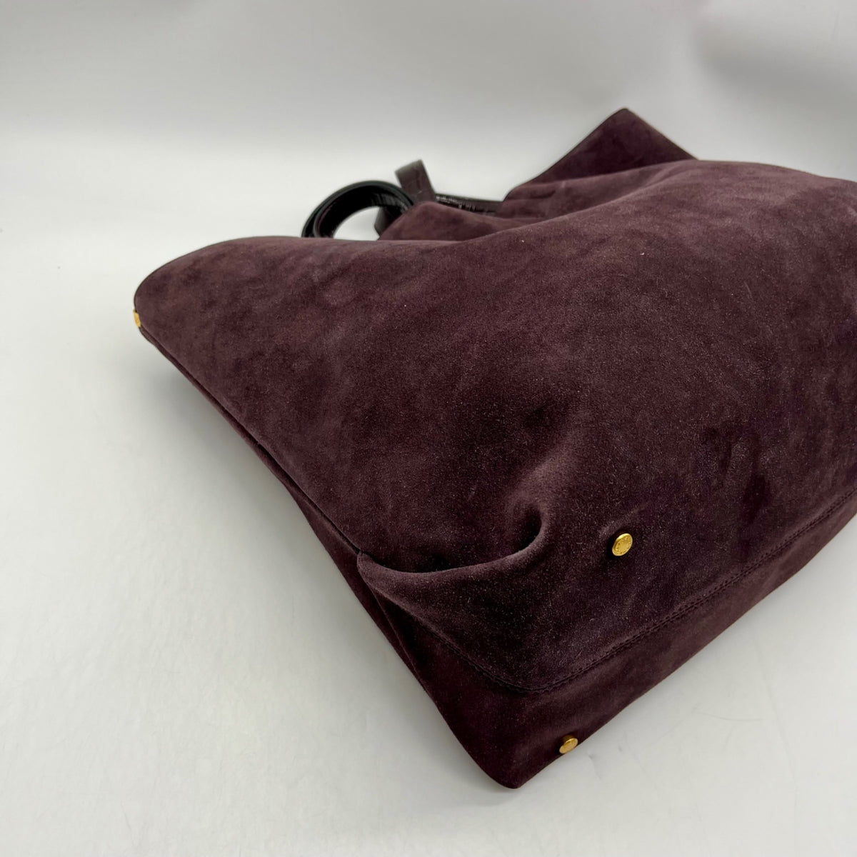 Donna Karan Georgette Suede Tote Bag
