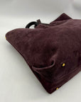 Donna Karan Georgette Suede Tote Bag