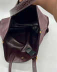 Donna Karan Georgette Suede Tote Bag