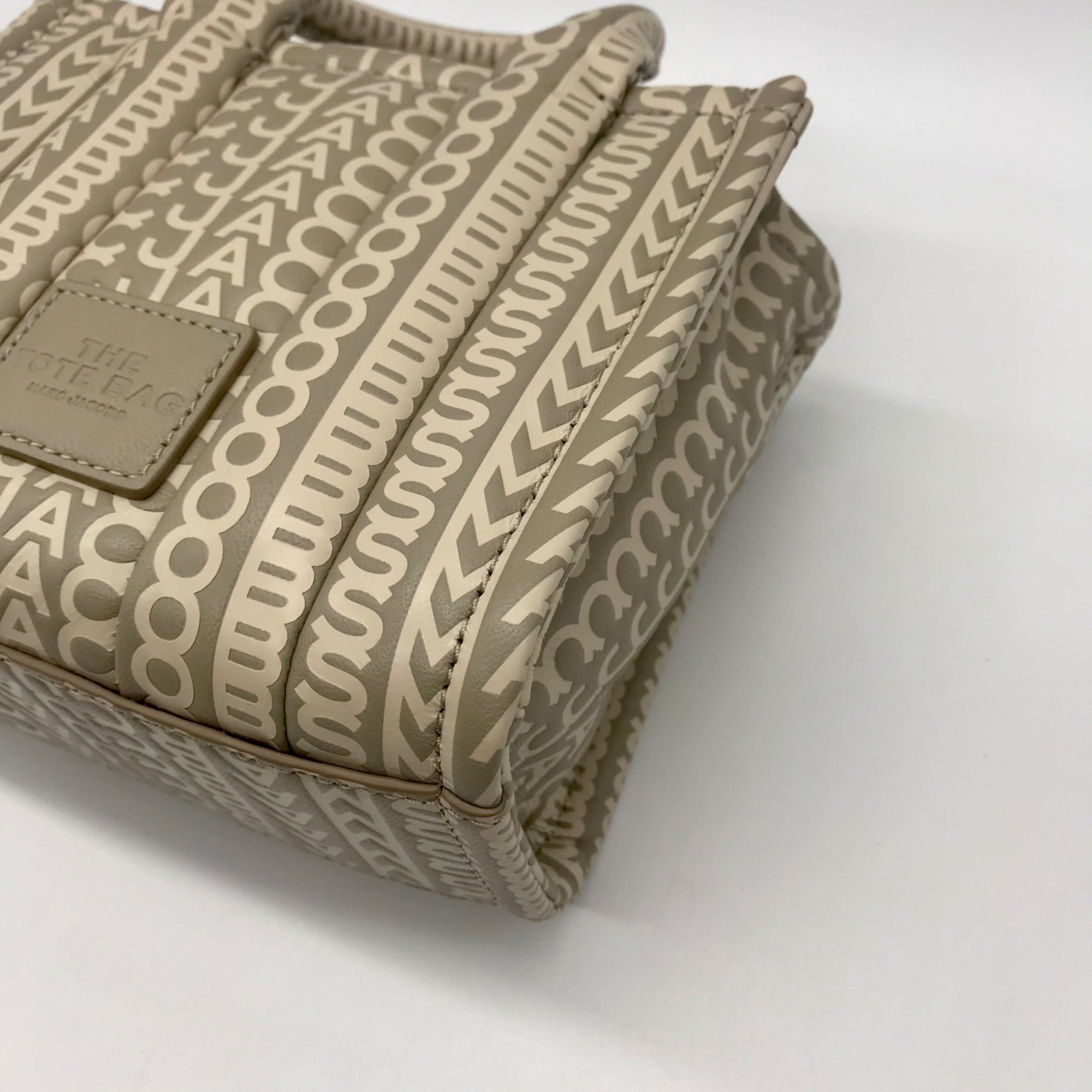 Marc Jacobs Monogram Leather Mini Tote Bag