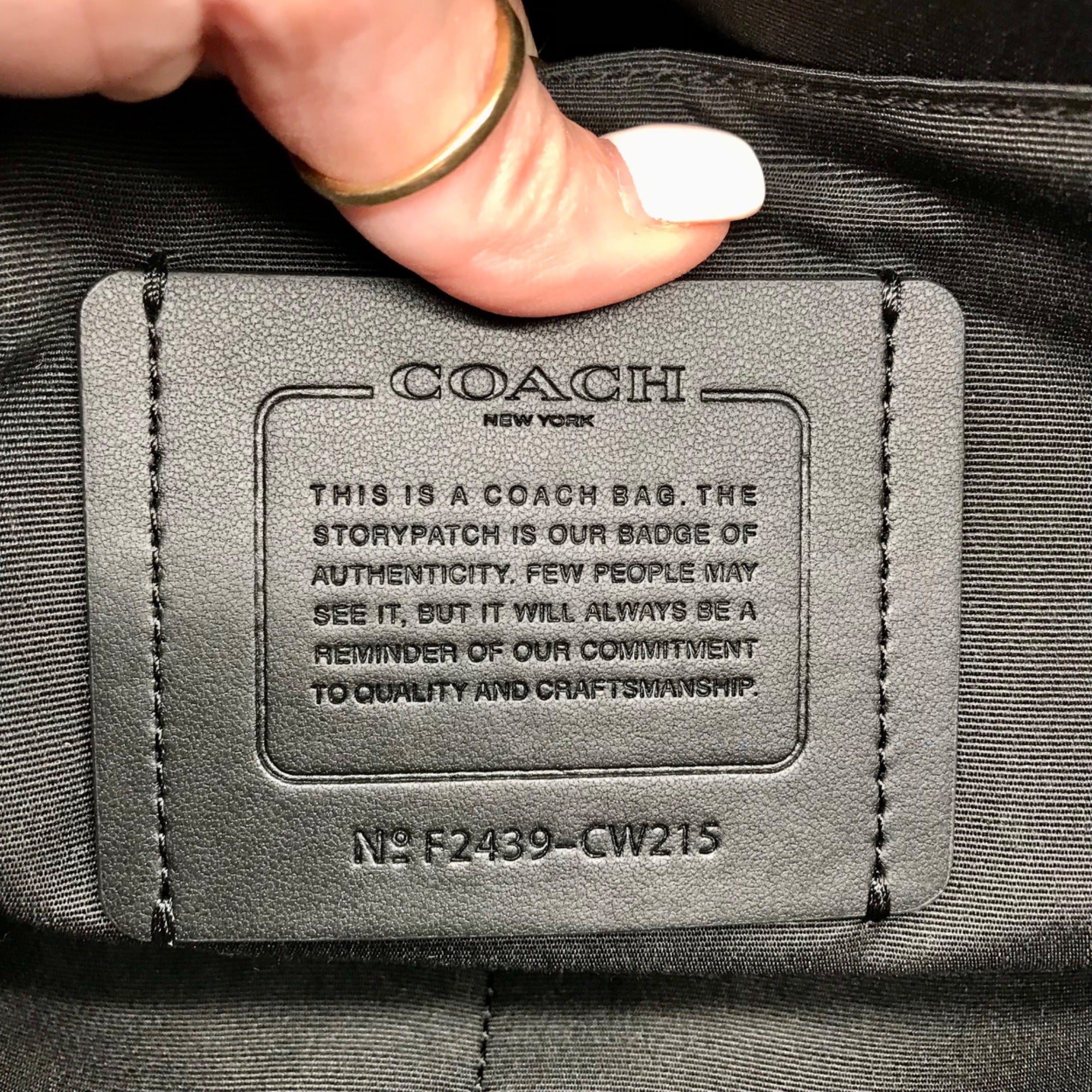Coach Brown Pebbled Leather Warner Messenger Bag CW215