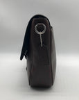 Coach Brown Pebbled Leather Warner Messenger Bag CW215