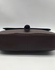Coach Brown Pebbled Leather Warner Messenger Bag CW215