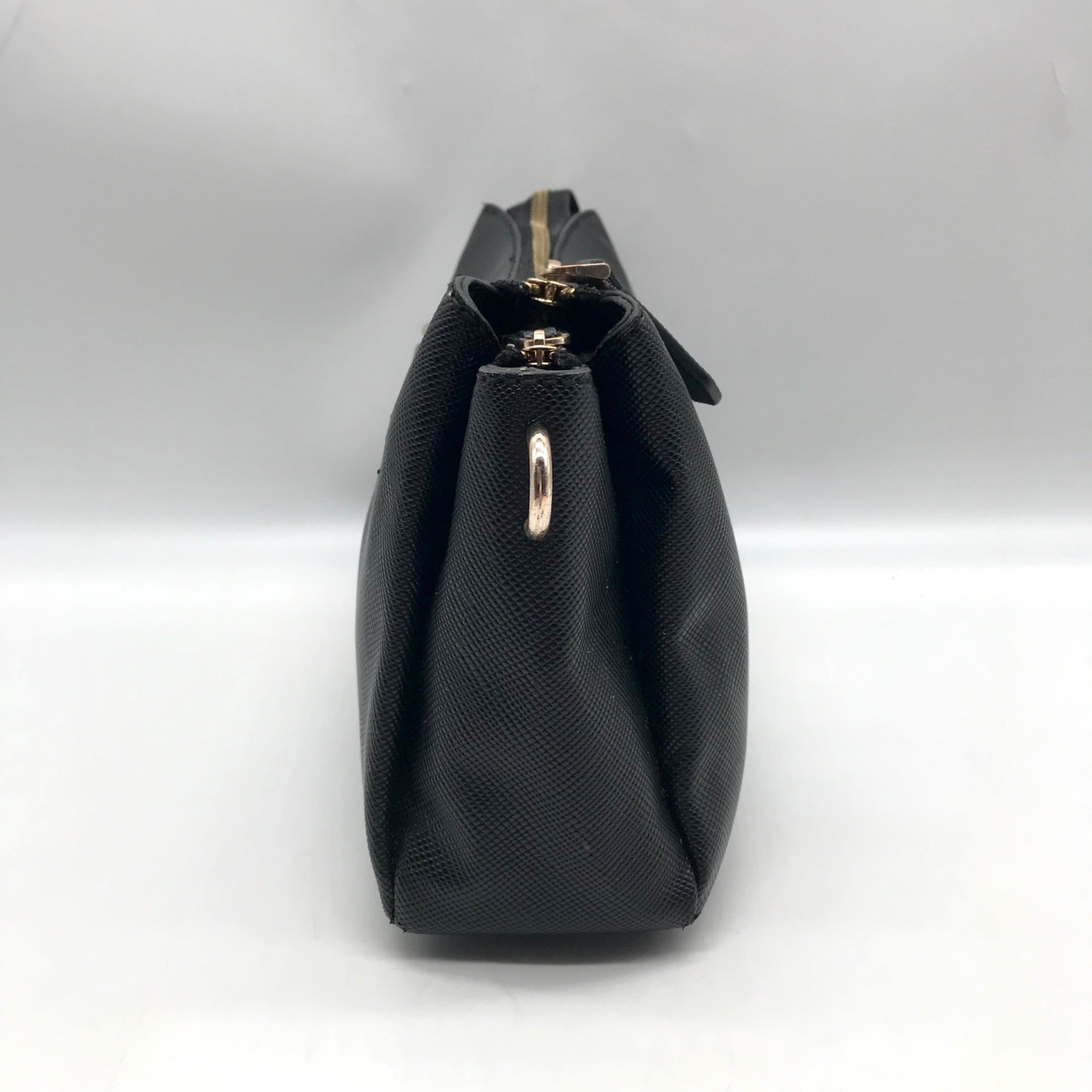 Guess Black Noelle Triple Compartment Crossbody Bag