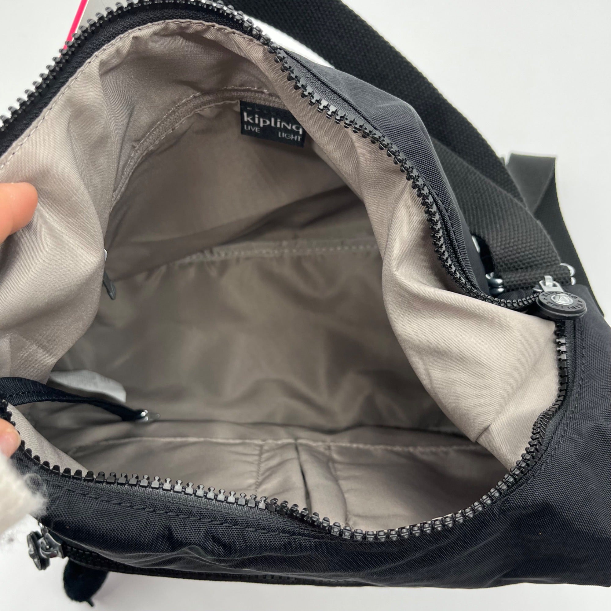 Kipling Black Yenna Backpack Crossbody Bag