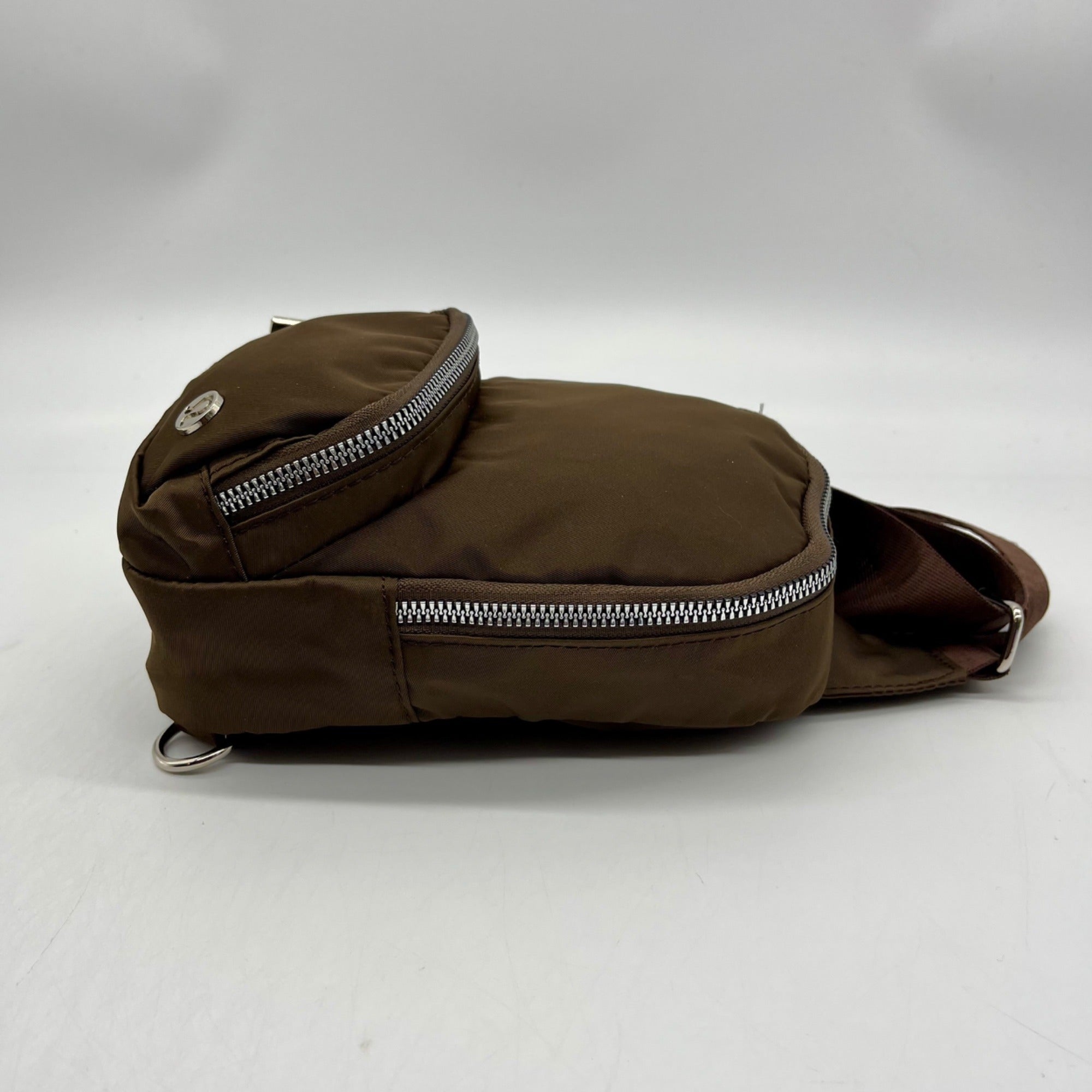 Lululemon Brown Everywhere Backpack Mini Crossbody Bag