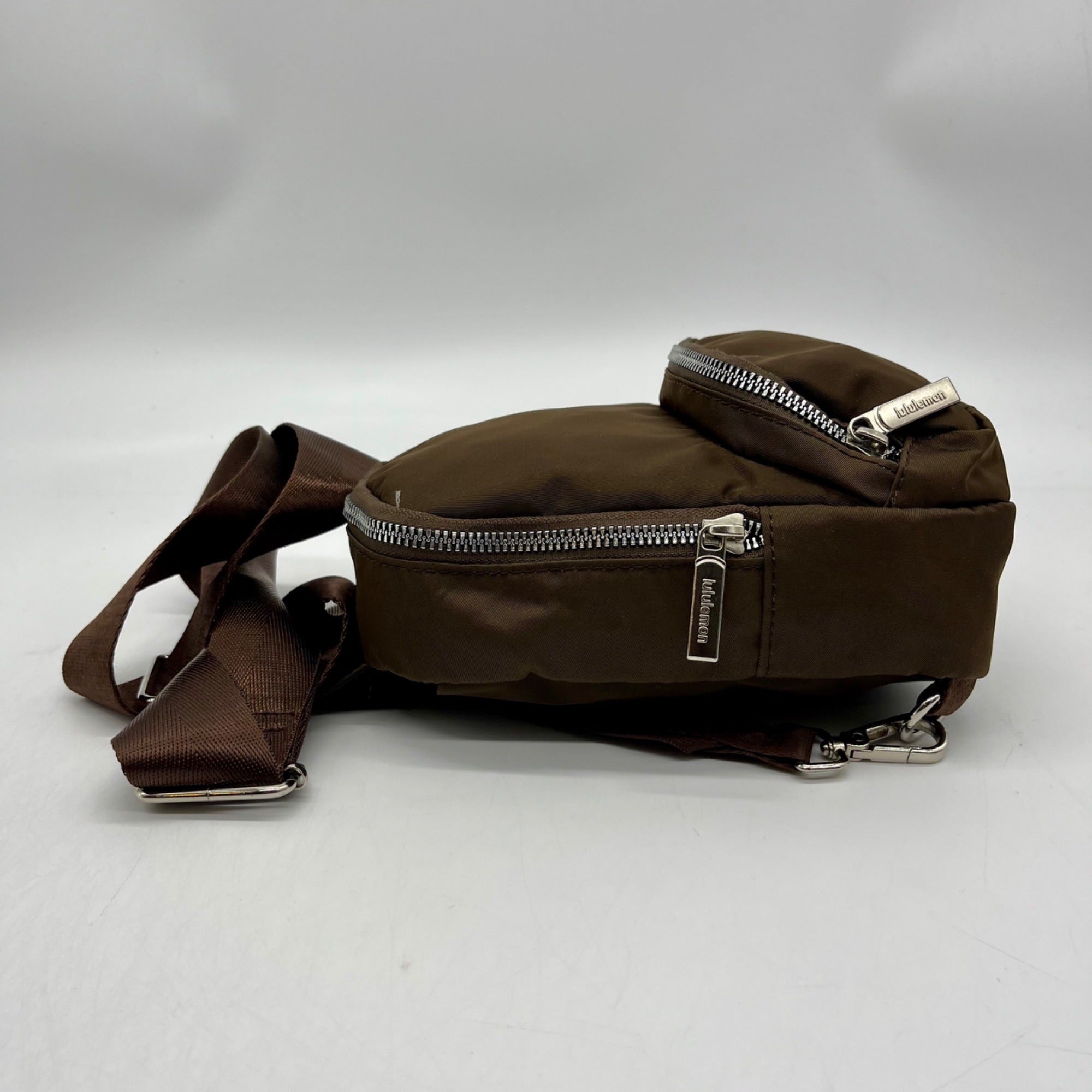 Lululemon Brown Everywhere Backpack Mini Crossbody Bag