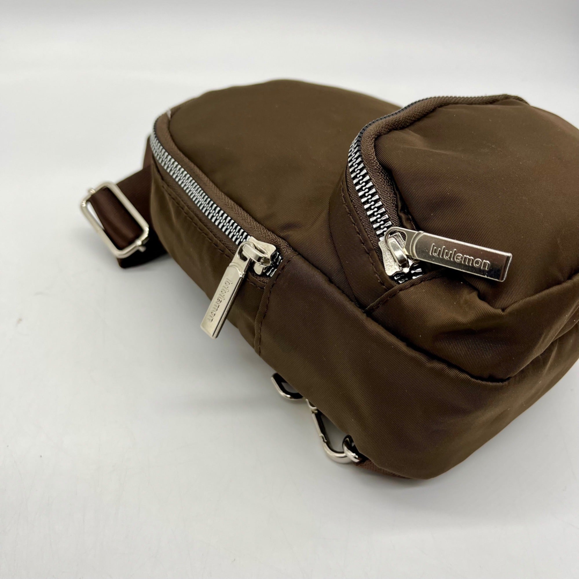 Lululemon Brown Everywhere Backpack Mini Crossbody Bag