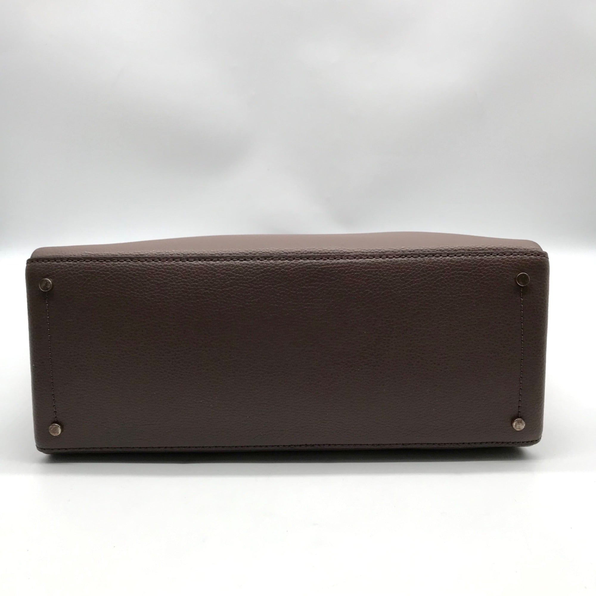 Kate Spade Nutmeg Pebbled Leather Eva Satchel Bag