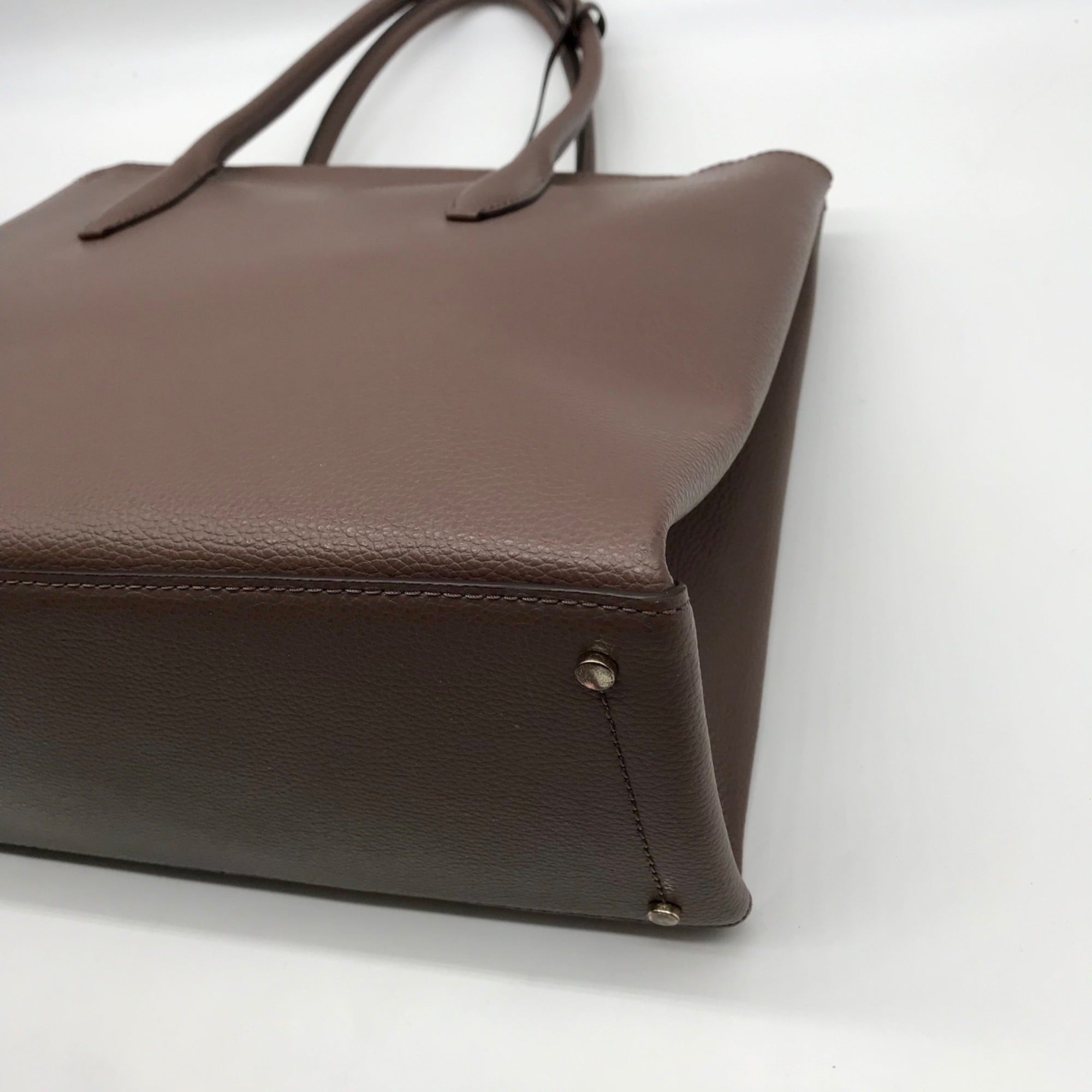 Kate Spade Nutmeg Pebbled Leather Eva Satchel Bag