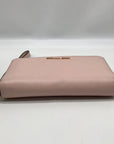 Michael Kors Pink Leather Jet Set Travel Wallet