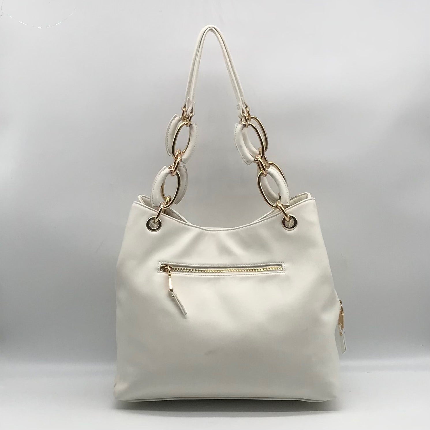 I.N.C. International Concepts Vanilla Trippii Chain Tote Bag