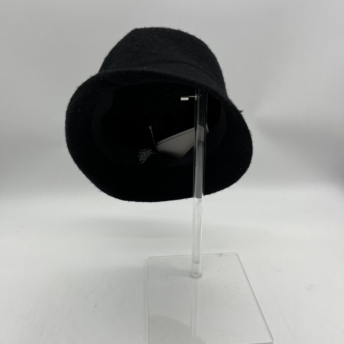 On 34th Black Wool Bucket Hat
