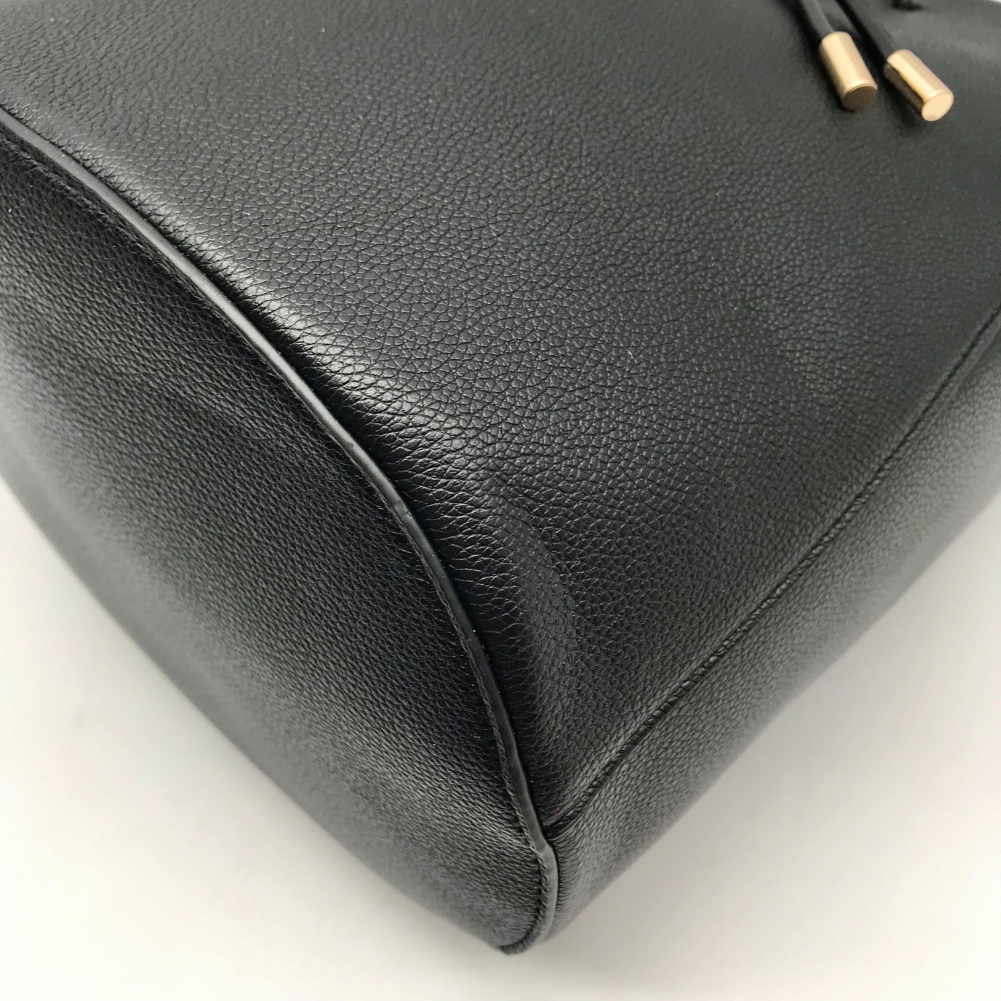 Like Dreams Black Stella Bucket Tote Bag