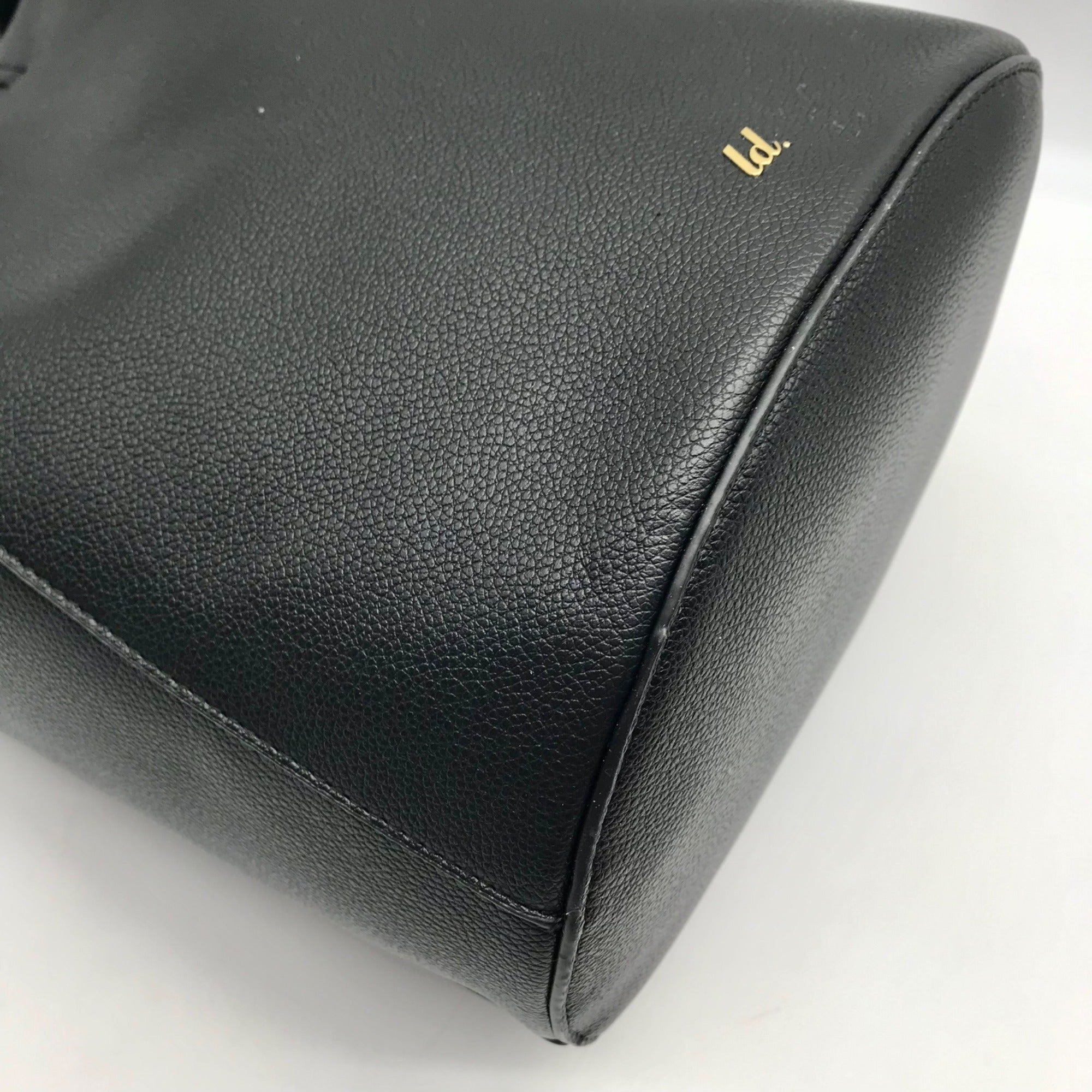 Like Dreams Black Stella Bucket Tote Bag