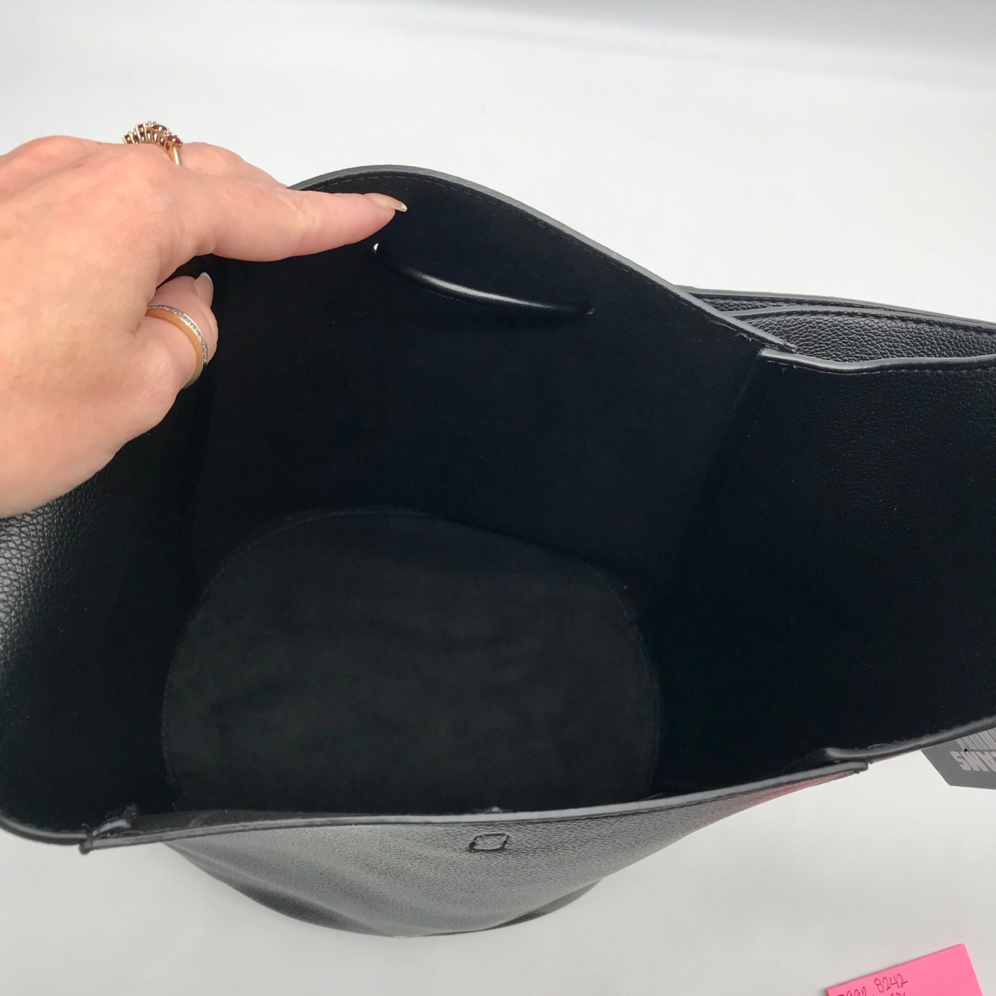 Like Dreams Black Stella Bucket Tote Bag