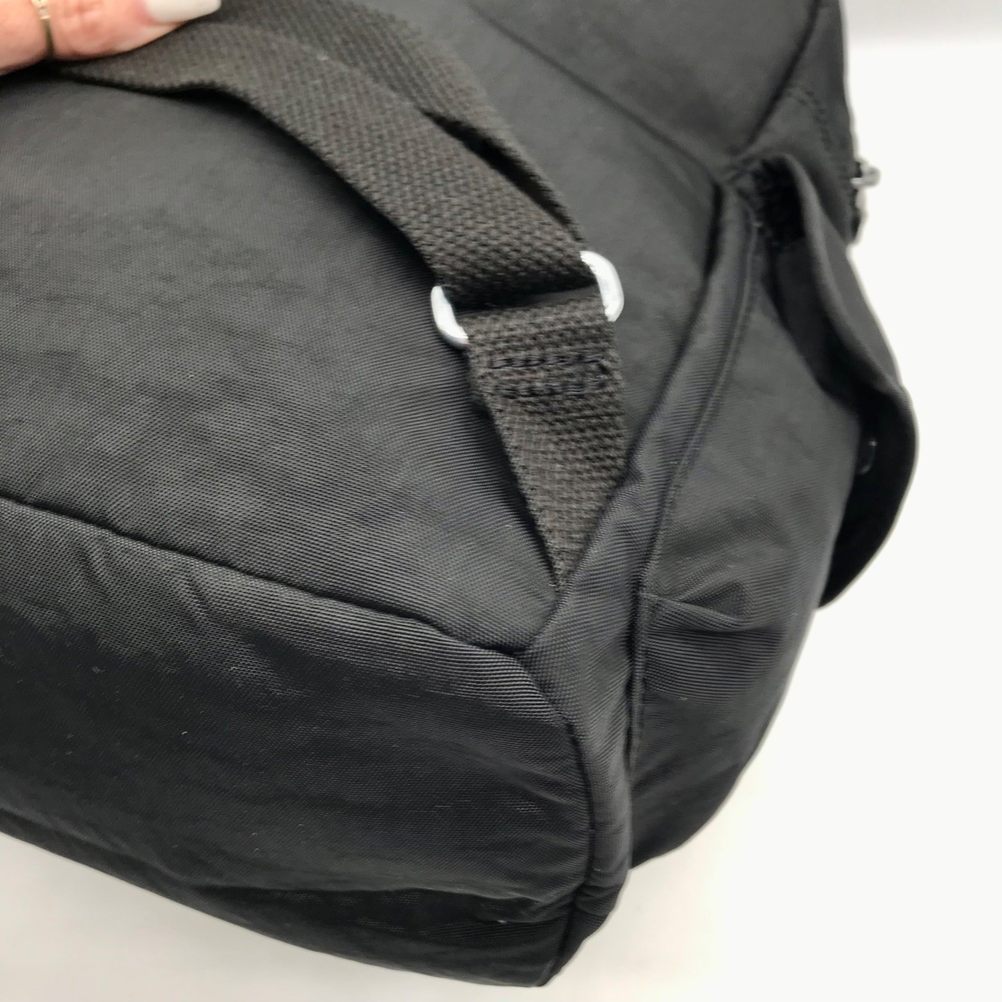 Kipling Black Noir Nylon City Pack Backpack