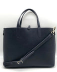Draper James Navy Blue Mini Reversible Tote