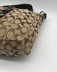 Coach Khaki Jacquard Fabric Crossbody Bag-F14446