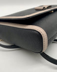 Kate Spade Black and Grey Trim Hazel Court Alek Crossbody