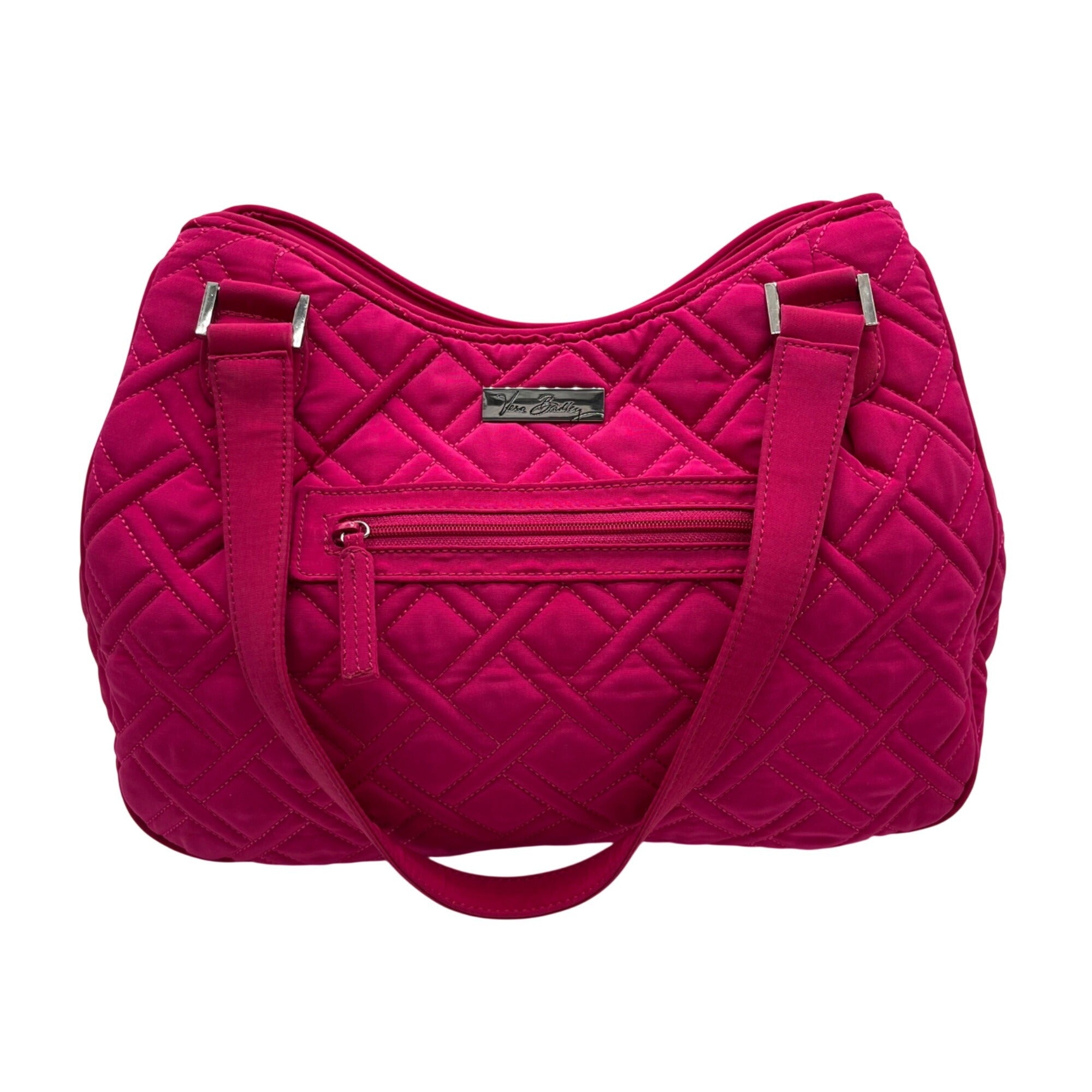 Vera Bradley Pink Fabric Quilted Shoulder Bag