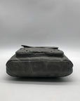 Stone Mountain Grey Faux Leather Crossbody Bag