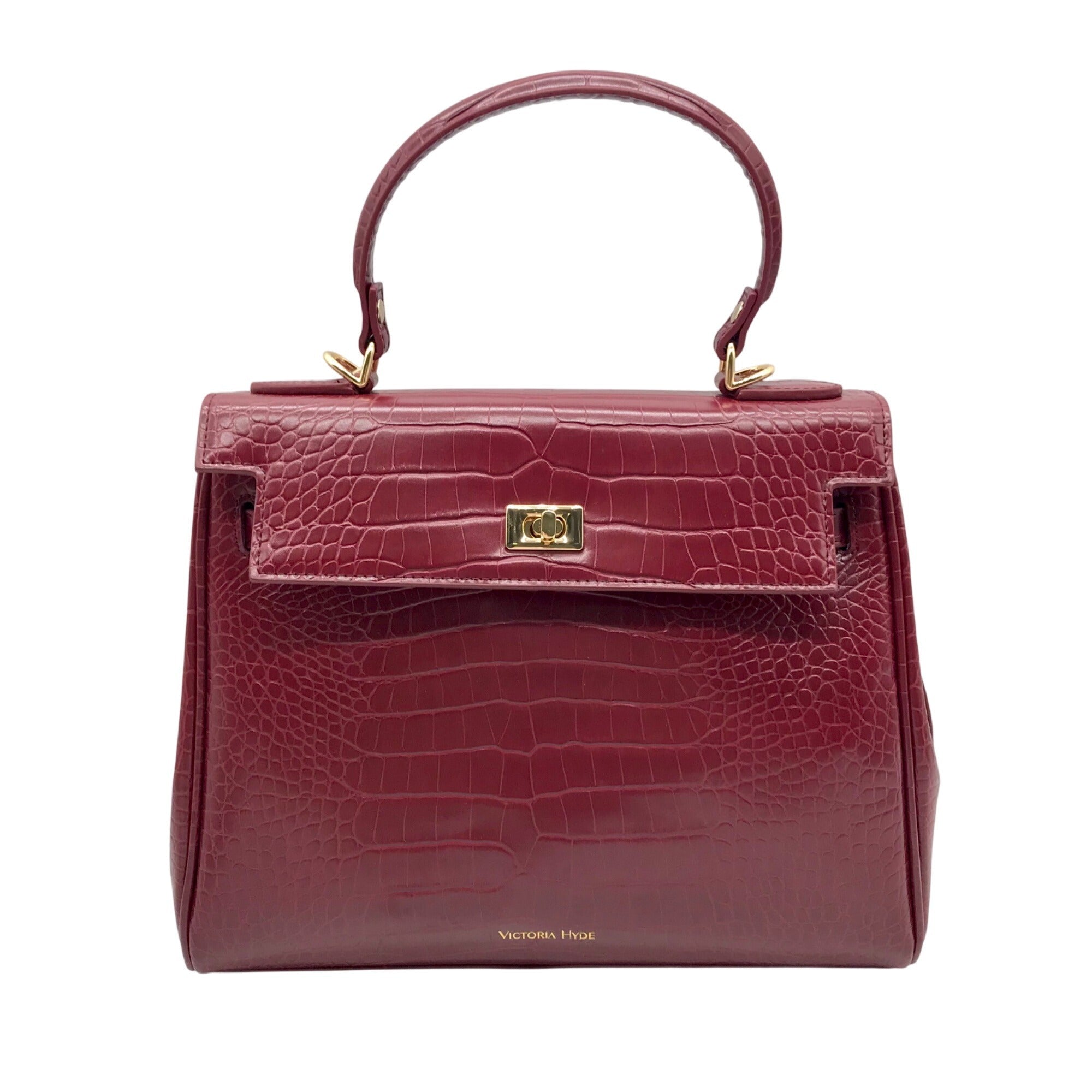 Victoria Hyde Maroon London Crossbody Bag