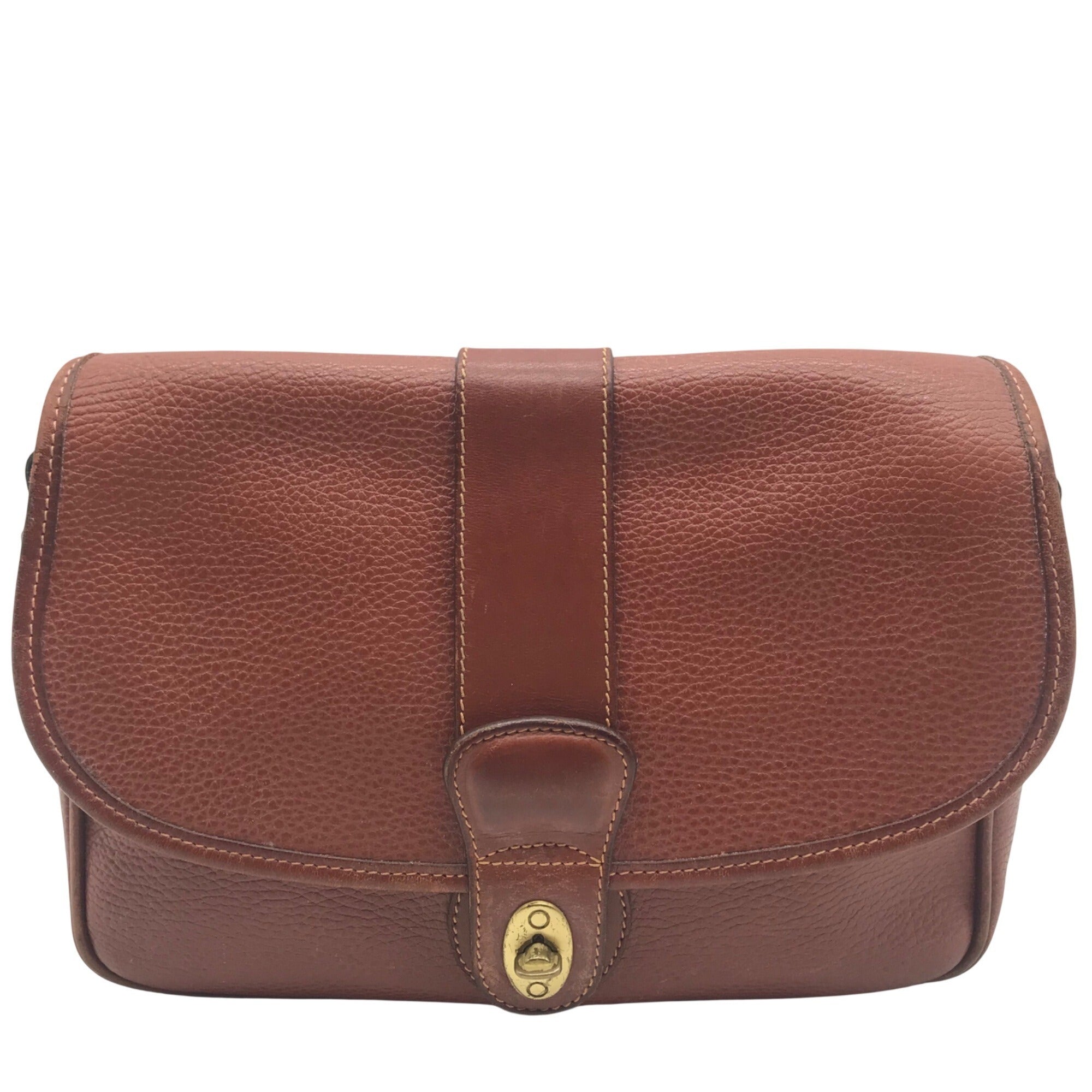 Vintage Coach Brown Leather Sheridan Mayfield Shoulder Bag 