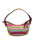 Vintage Coach Soho Stripe Hobo Shoulder Bag