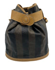 Vintage Fendi Pequin Bucket Bag