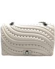 I.N.C. White Soft Ajae Galaxy Quilted Shoulder Bag