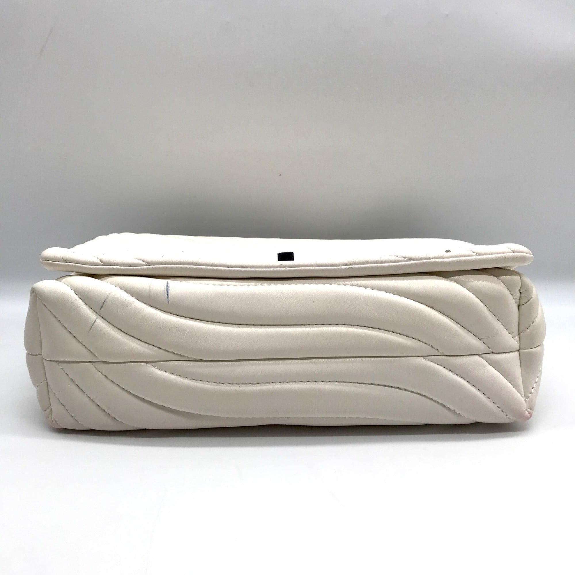 I.N.C. White Soft Ajae Galaxy Quilted Shoulder Bag